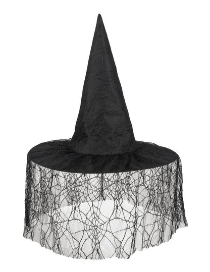Crna vještica šešira s Halloween Woman Spider Veil