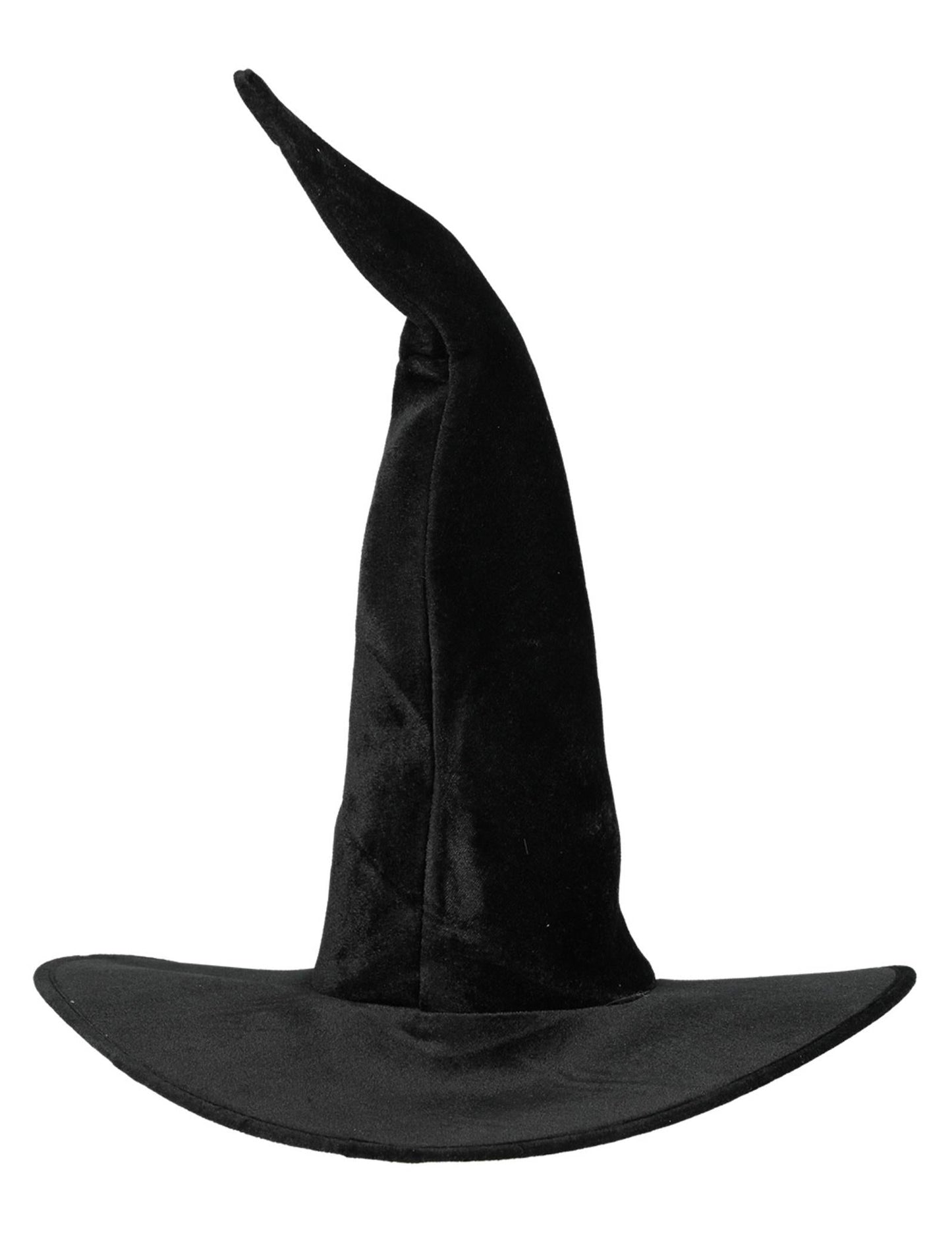 Crna vještica šešir Velvet Woman Halloween