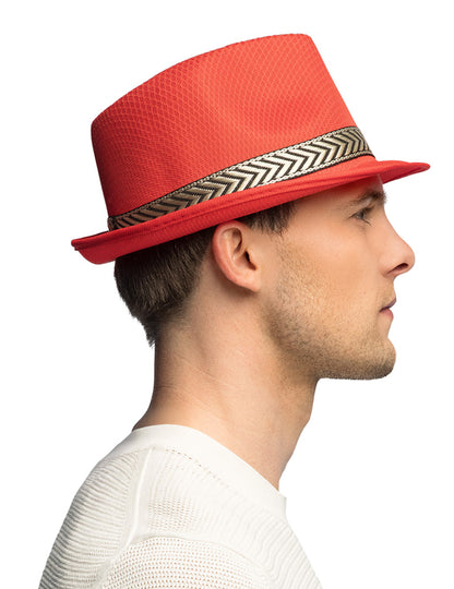 Borsalino šešir disko crvena odrasli