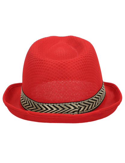 Borsalino šešir disko crvena odrasli