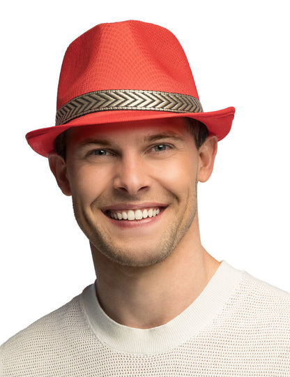Borsalino šešir disko crvena odrasli