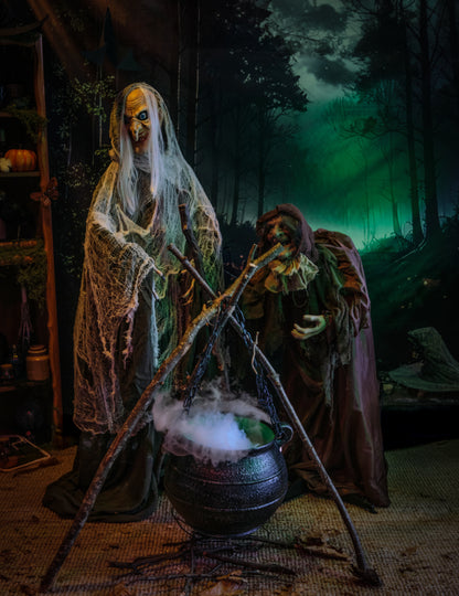 Witch's Catdron s maglom 45 cm