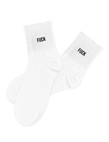 Bijele čarape Jebi se čovječe.