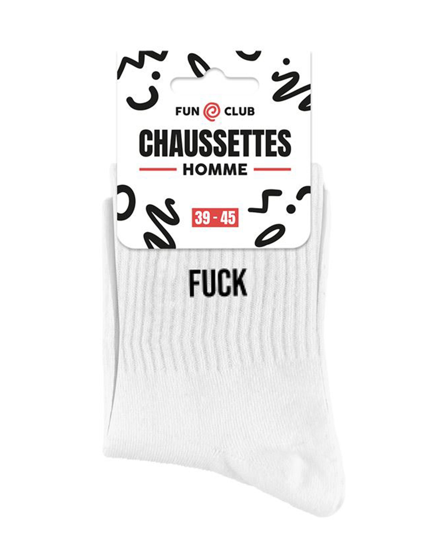 Bijele čarape Jebi se čovječe.