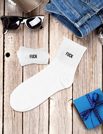 Bijele čarape Jebi se čovječe.