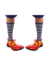 Chaussettes rayées pour adulte bleues et blanches