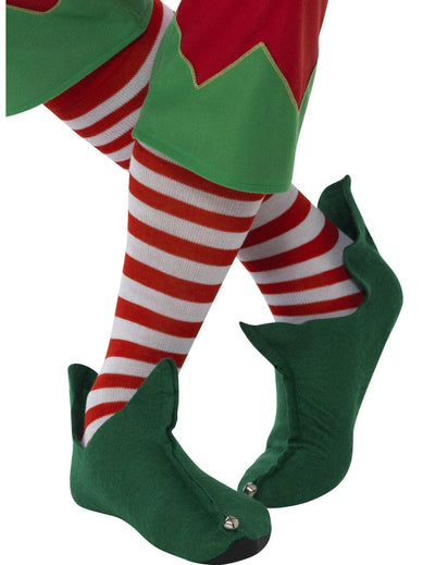 Chaussettes rayées pour adulte rouges et blanches