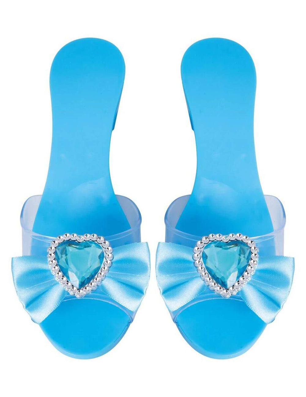 Vue de dessus des chaussures de princesse pour enfant