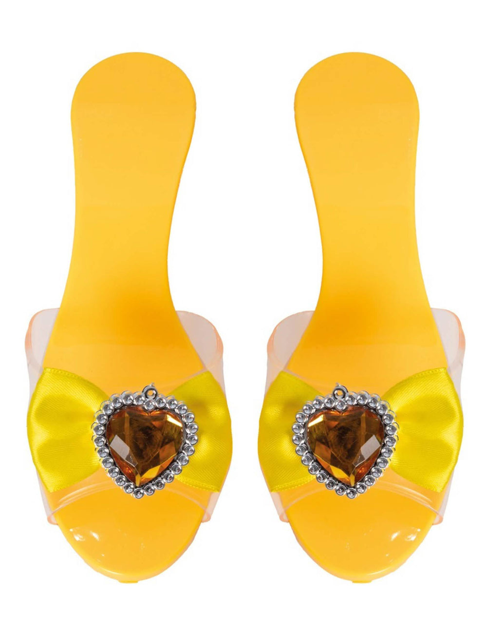 Vue de dessus des chaussures de princesse pour enfant