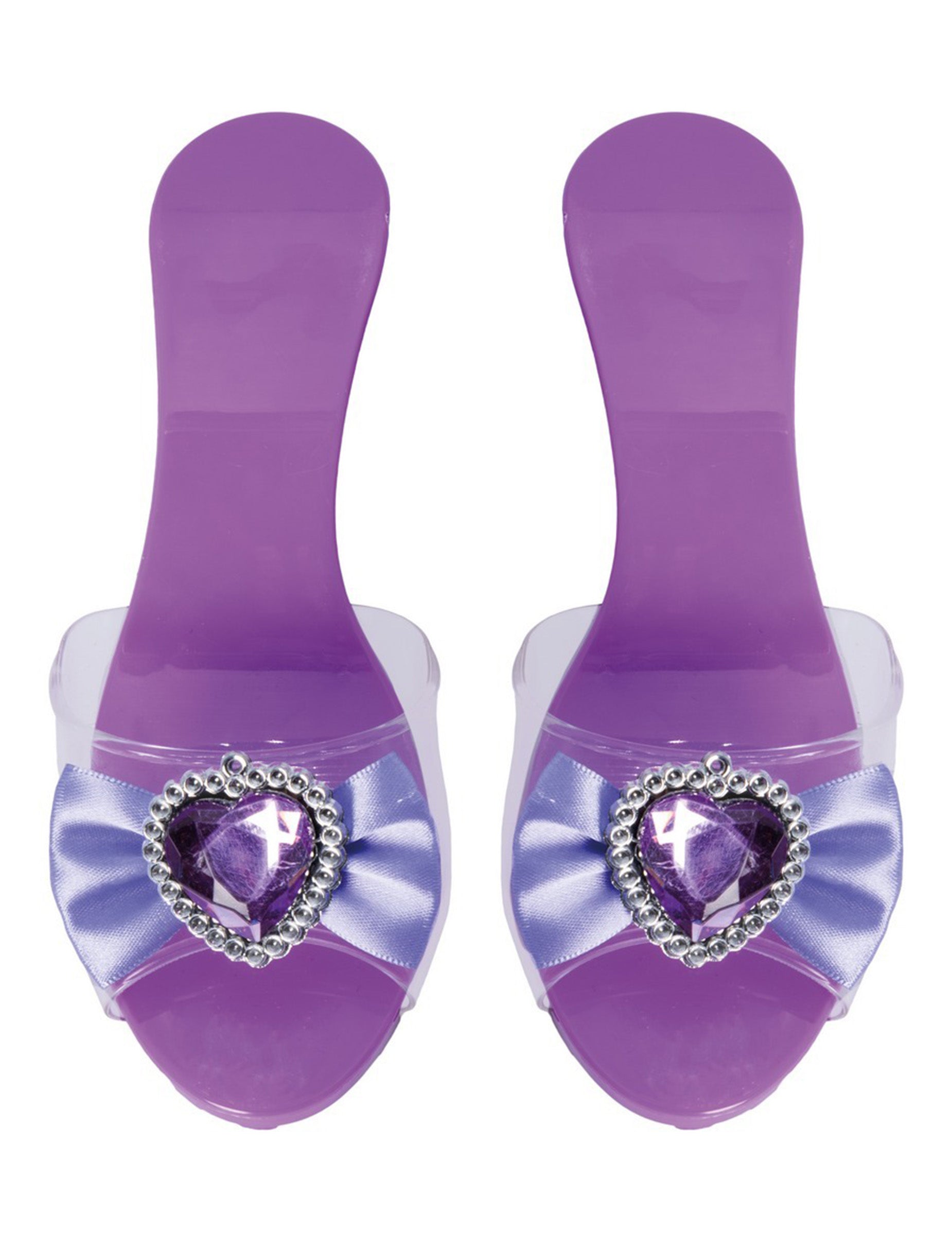Vue de dessus des chaussures de princesse pour enfant