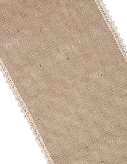 Trkač od jute i čipke 20 cm x 5 m