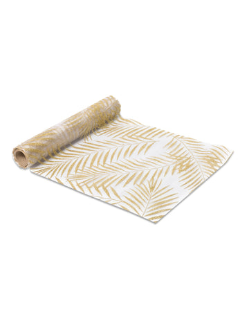 Organza u organza Zlatna svjetlucava palma 28 cm x 5 m