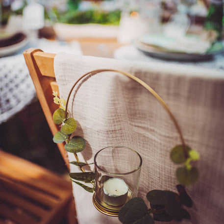 Stolnjak od krem pamučne gaze 30 cm x 3 m prirodno