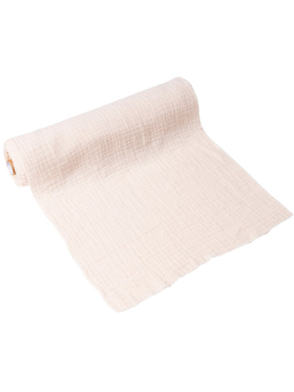 Stolnjak od krem pamučne gaze 30 cm x 3 m prirodno