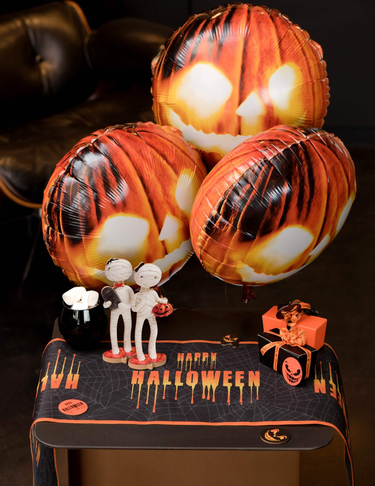 Stolna traka Ghost crna 30 cm x 5 m