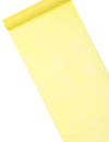 Chemin de table intissé pour fête jaune vif