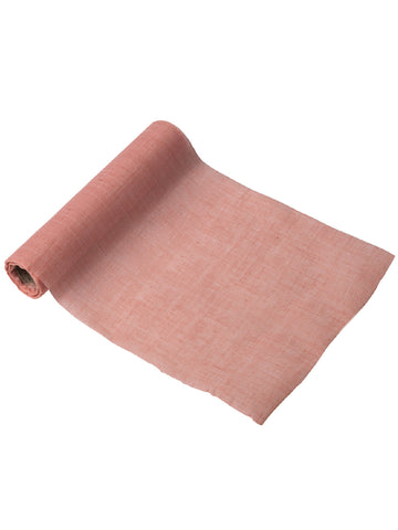 Ružičasti muslinski nadstolnjak 28 cm x 5 m za vjenčanje