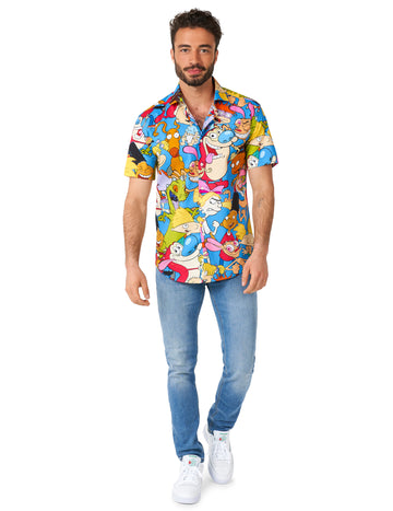 Majica za odrasle s crtićem iz 90-ih Nickelodeon™ iz 90-ih, Opposuits™