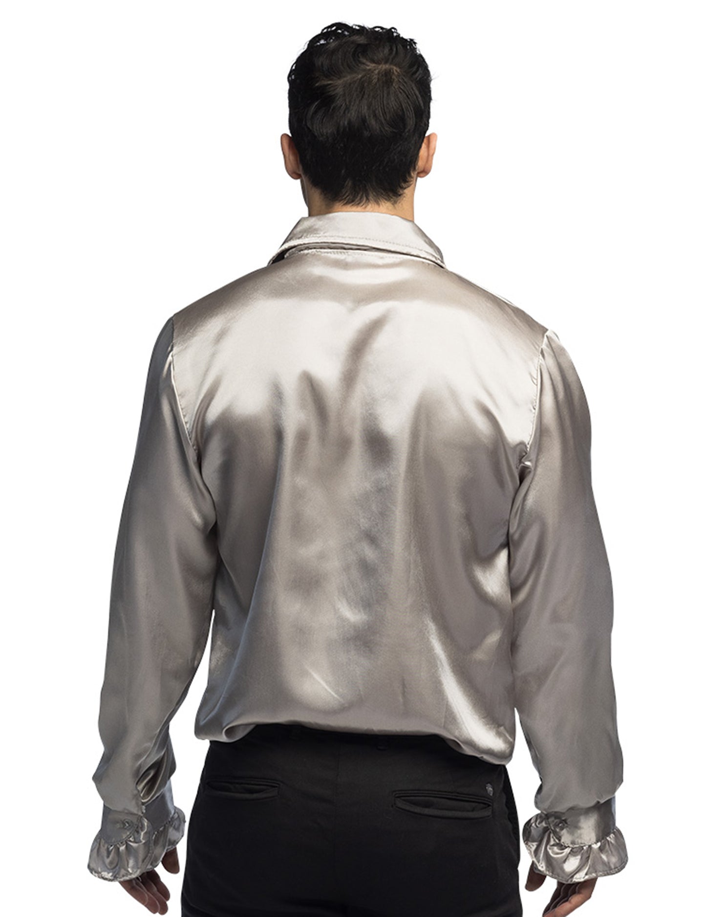 Muška srebrna disko majica