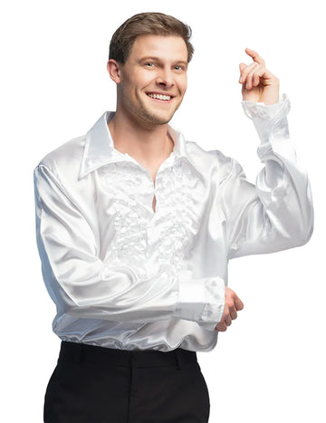 Muška bijela disko majica