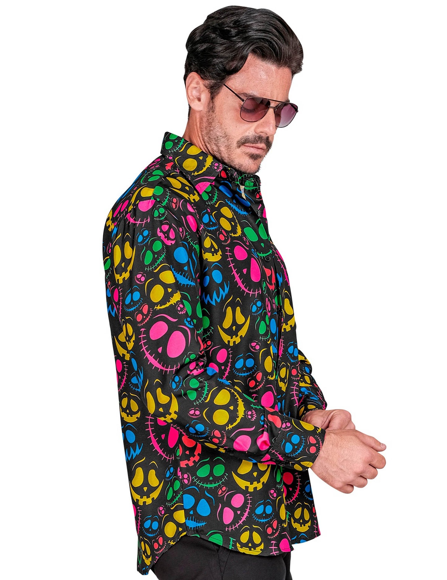 Muška neonska majica s motivom duha