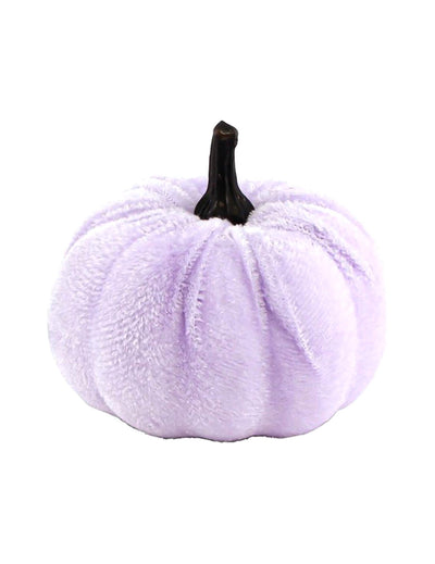 Dekorativna bundeva Summerween s baršunastim efektom, lila 7 x 7 cm