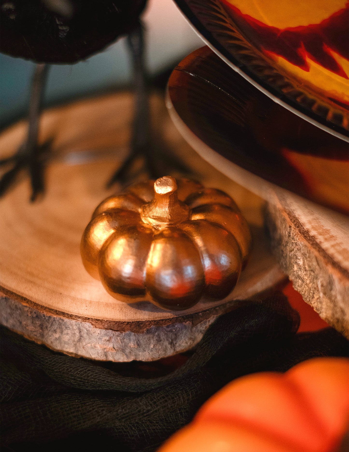 Zlatna smola bundeva 6,5 ​​cm