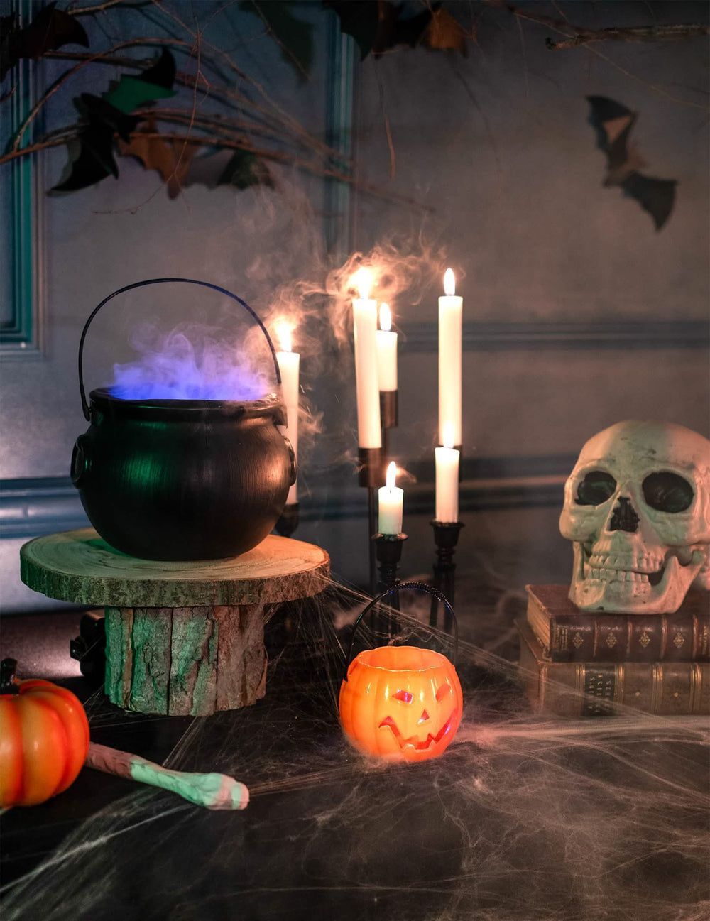 Prikaz svjetleće bundeve halloween