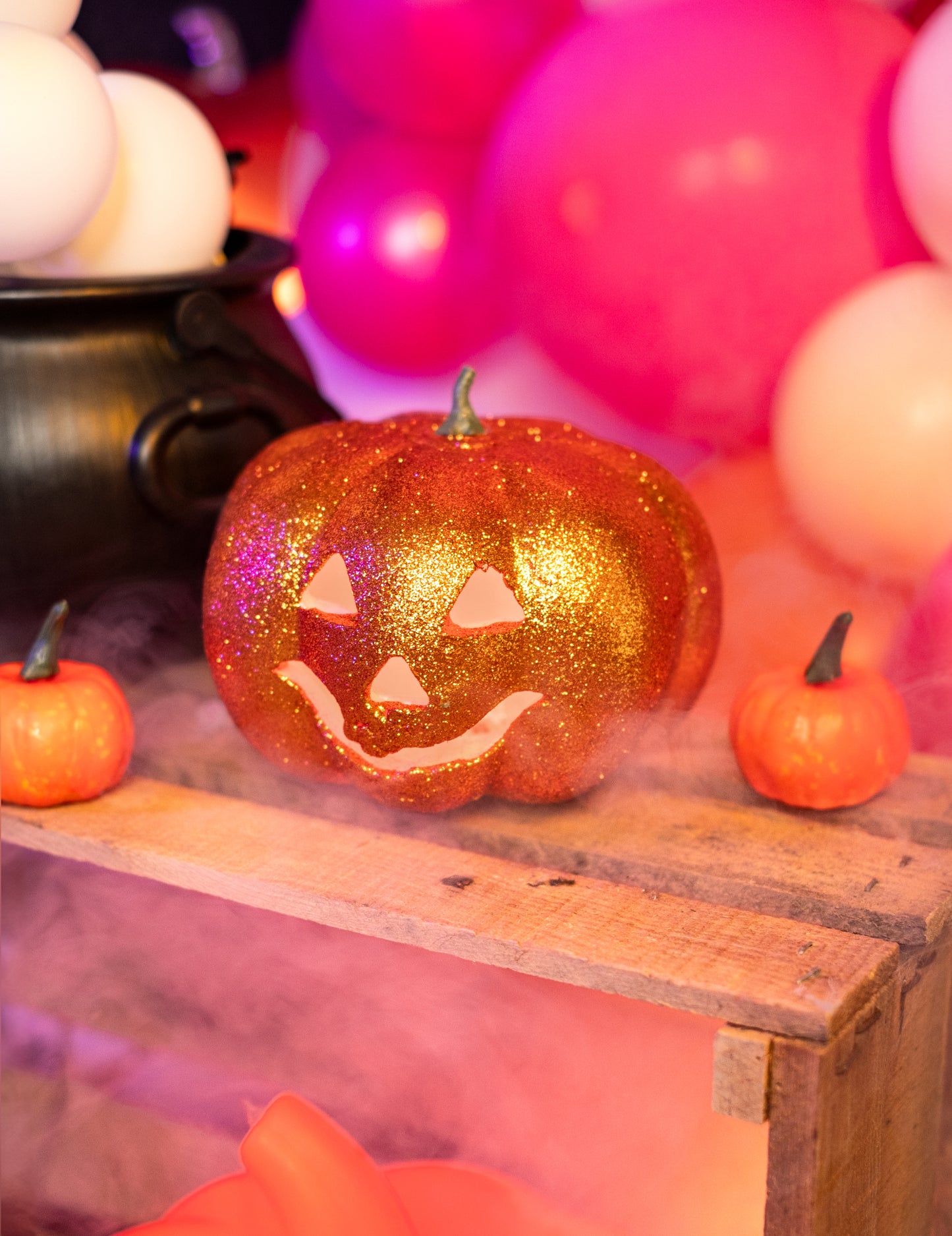 Blizina bundeva Luminous Halloween 17 cm