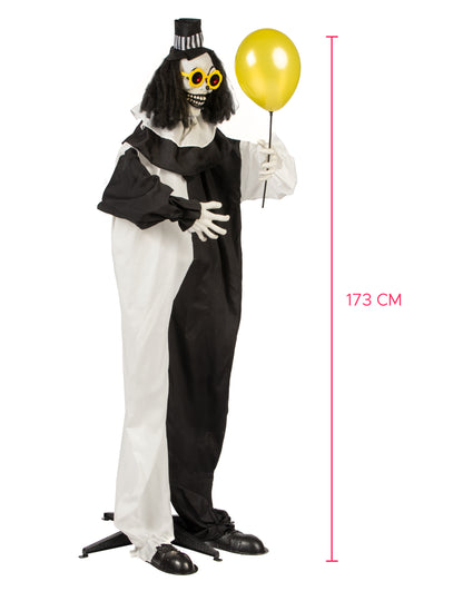 Animirani zastrašujući klaun 173 cm