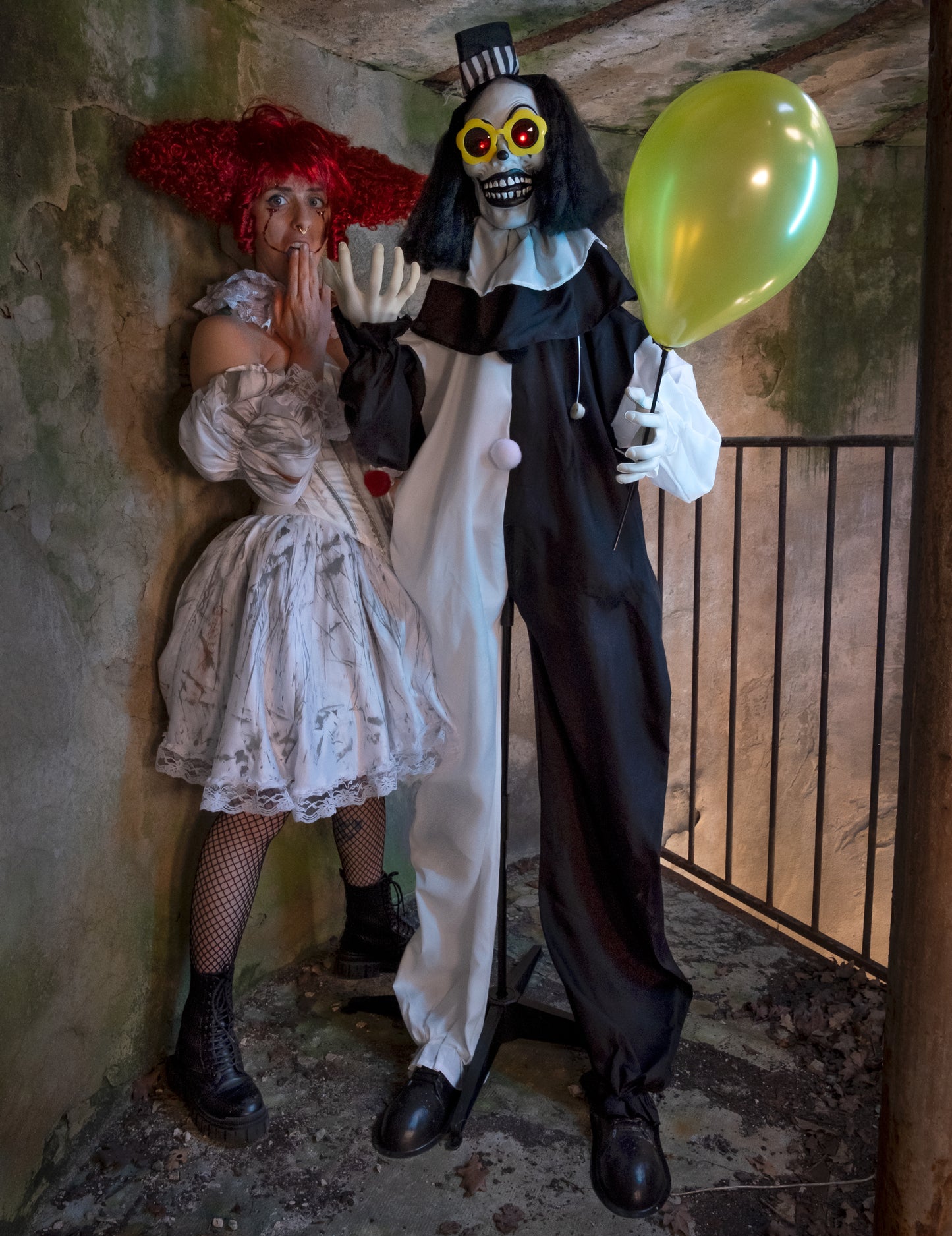 Animirani zastrašujući klaun 173 cm