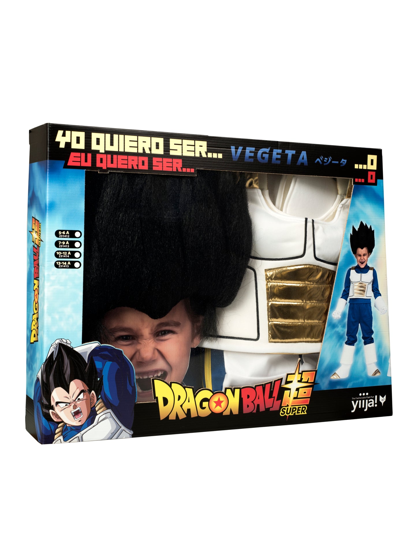 Prerušeni set s vegeta Dragon Ball Child perikom