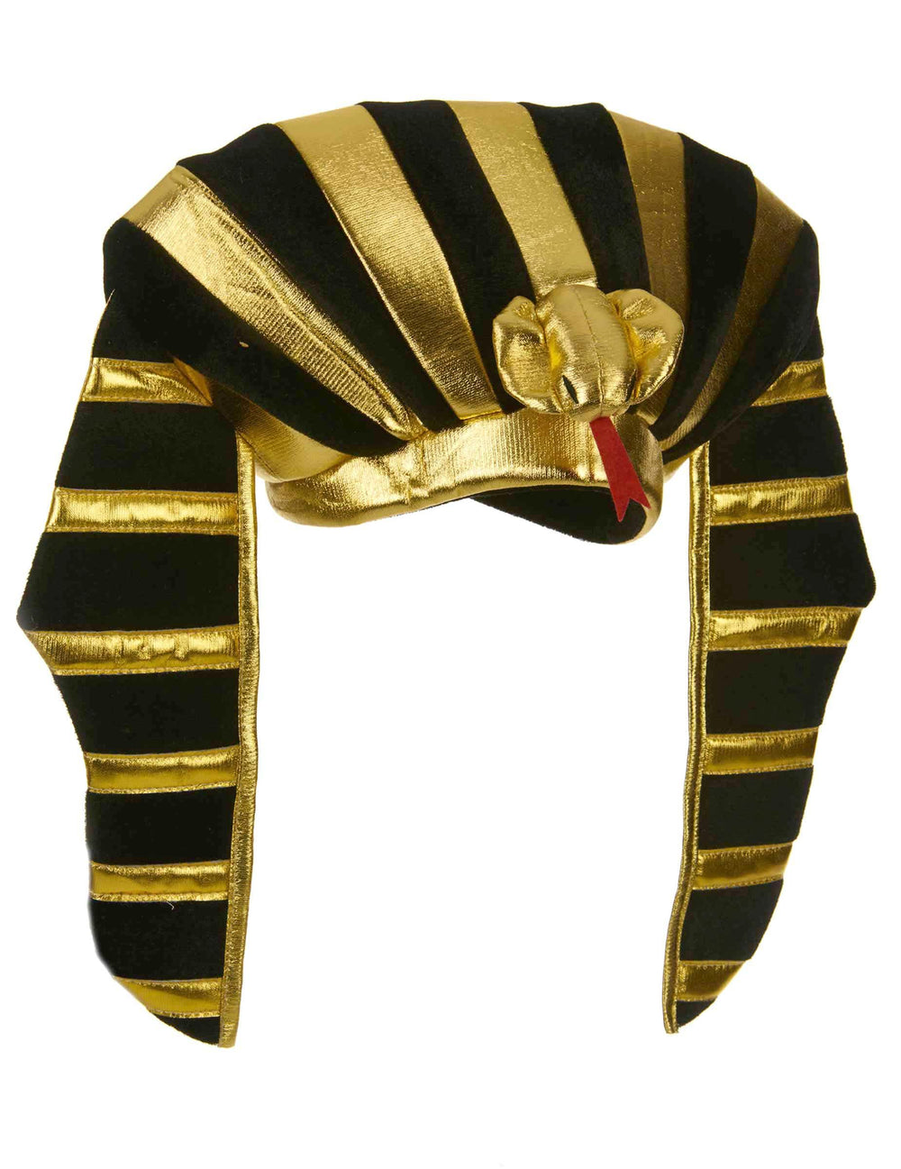 Prednji prikaz egipatske faraonske headdress