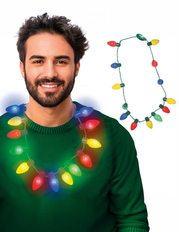 Svjetlosni božićni ogrlica