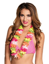Collier Hawaï coloré fluo pour adulte multicolore néon