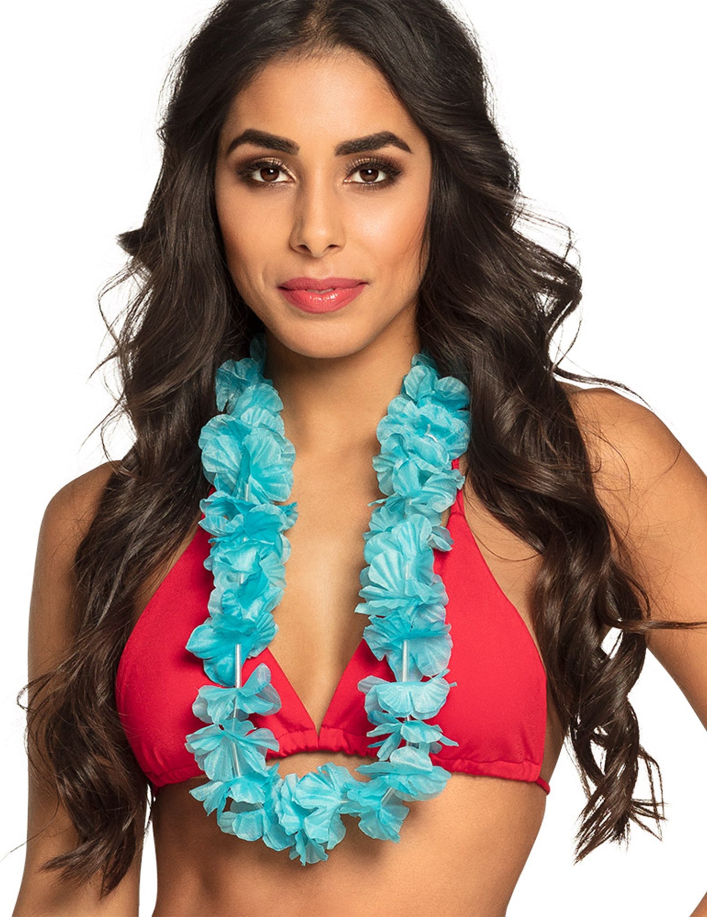 Havajski ovratnik tirkizna žena