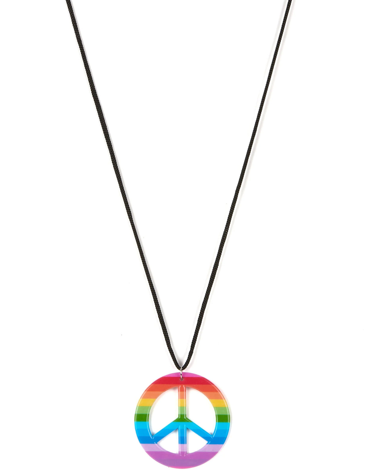 Vue de face du collier hippie