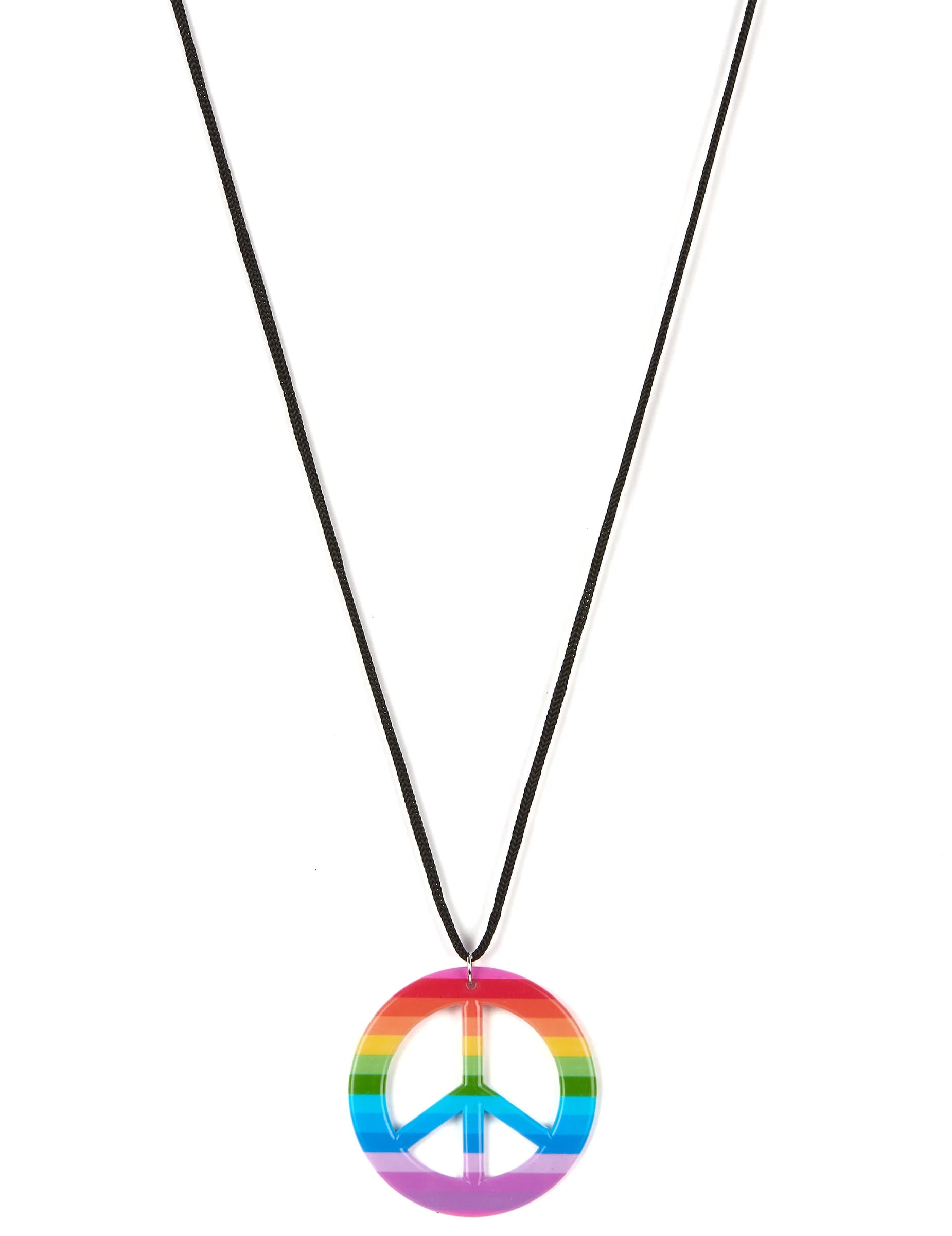 Vue de face du collier hippie