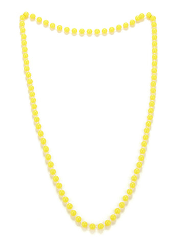 Ogrlica za odrasle žute bisere