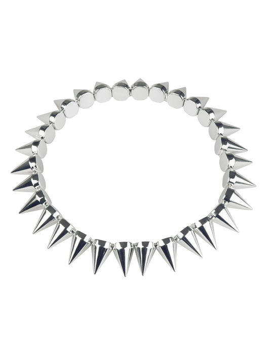 Vue de face du collier punk pour adulte