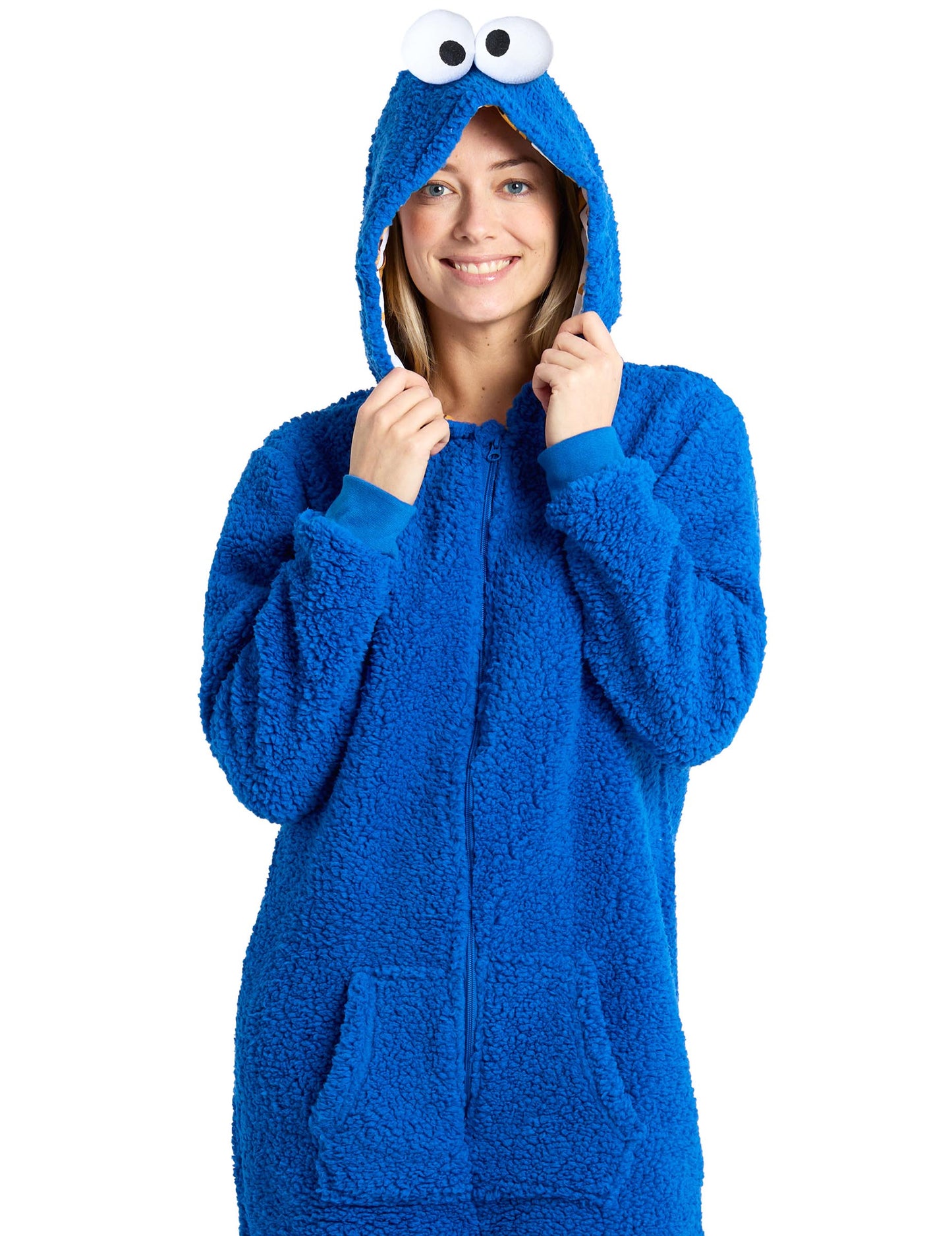 Kombinezon za odrasle s Cookie Monsterom iz Ulice Sezam