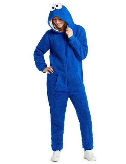 Kombinezon za odrasle s Cookie Monsterom iz Ulice Sezam