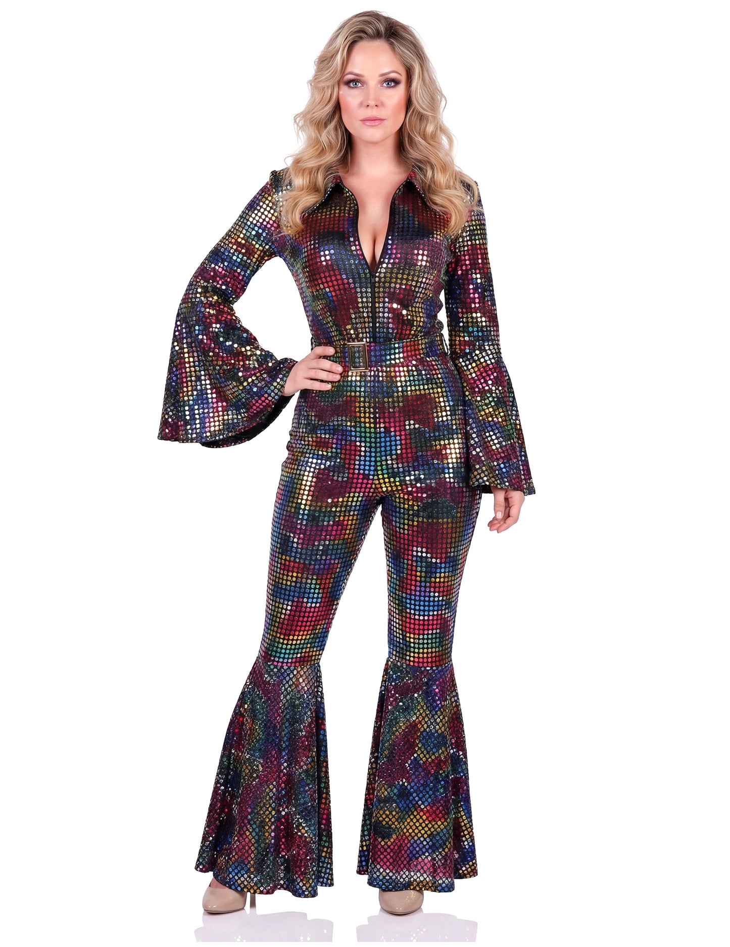 Ženski disco kombinezon u više boja, vrhunska kvaliteta 