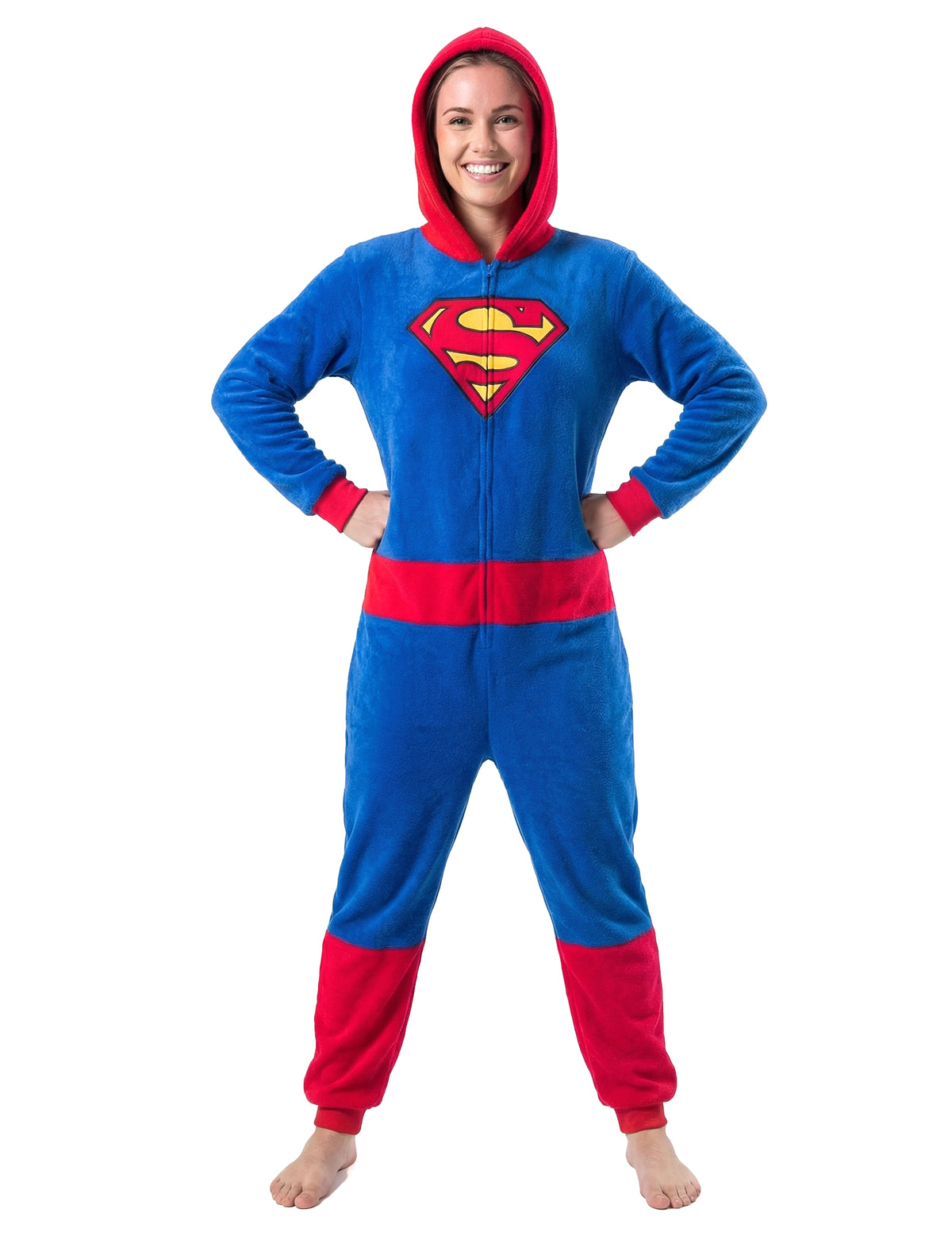 Vue de face de la combinaison Superman™ classique adulte