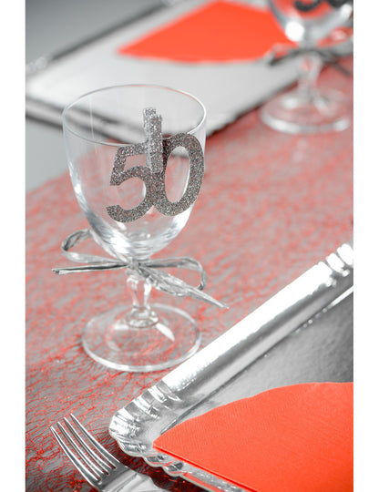 6 obljetnica konfeta 50 godina 5 x 5 cm