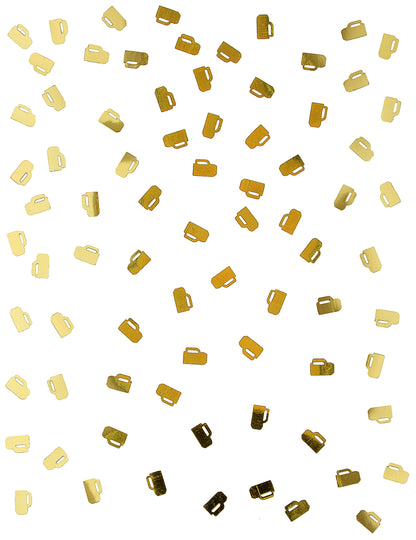 Détail des confettis chopes à bière