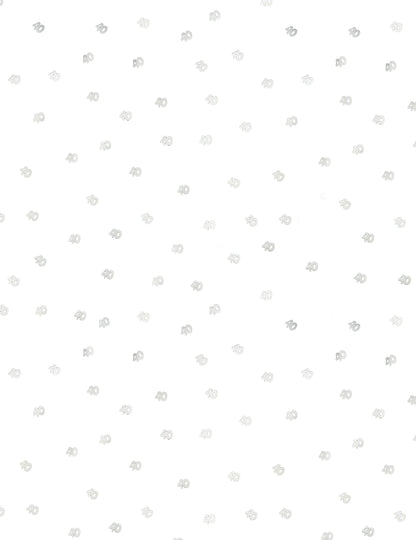 Drveni stol konfeti 40 srebro 10 gr