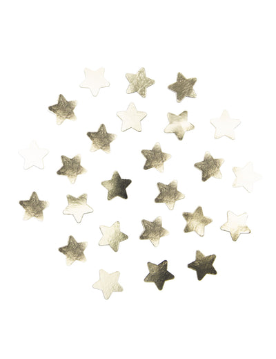 Confettis de table étoiles pour décoration de fête dorés