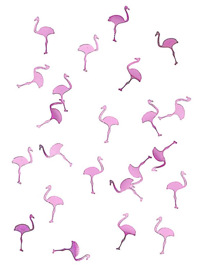 konfeti flamingo za dekoraciju zabave roza sjajni
