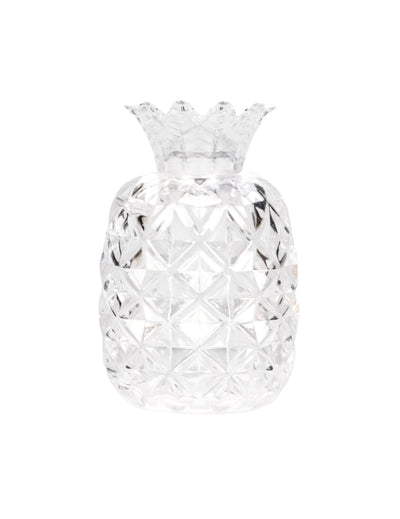Contenant à dragées en forme d'ananas pour fête transparent
